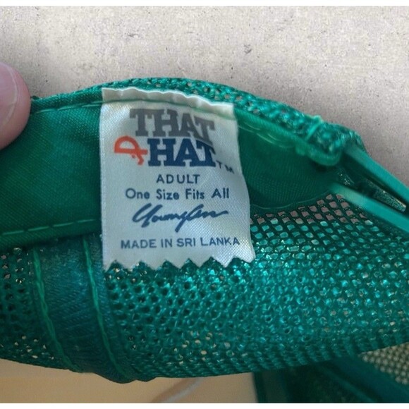 Vintage Willy Worm Festival SnapBack Green Trucker Hat One Size - Picture 4 of 5